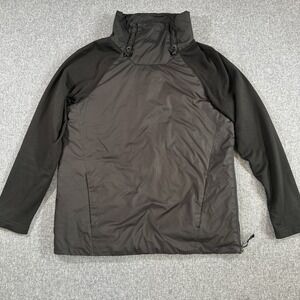The North Face Womens Black Softshell Pullover Windbreaker‎ Jacket Medium